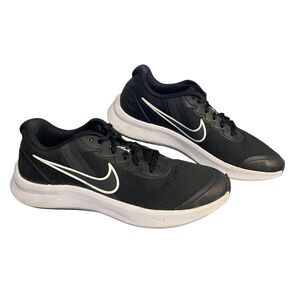 Nike Star Runner 3 Shoes Youth Size 6Y Black White Running Sneakers DA2776-003